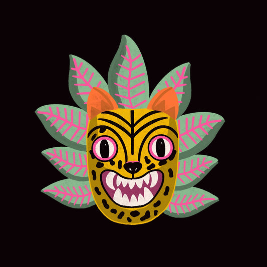 Jaguar mask | Kook boards COLLAB