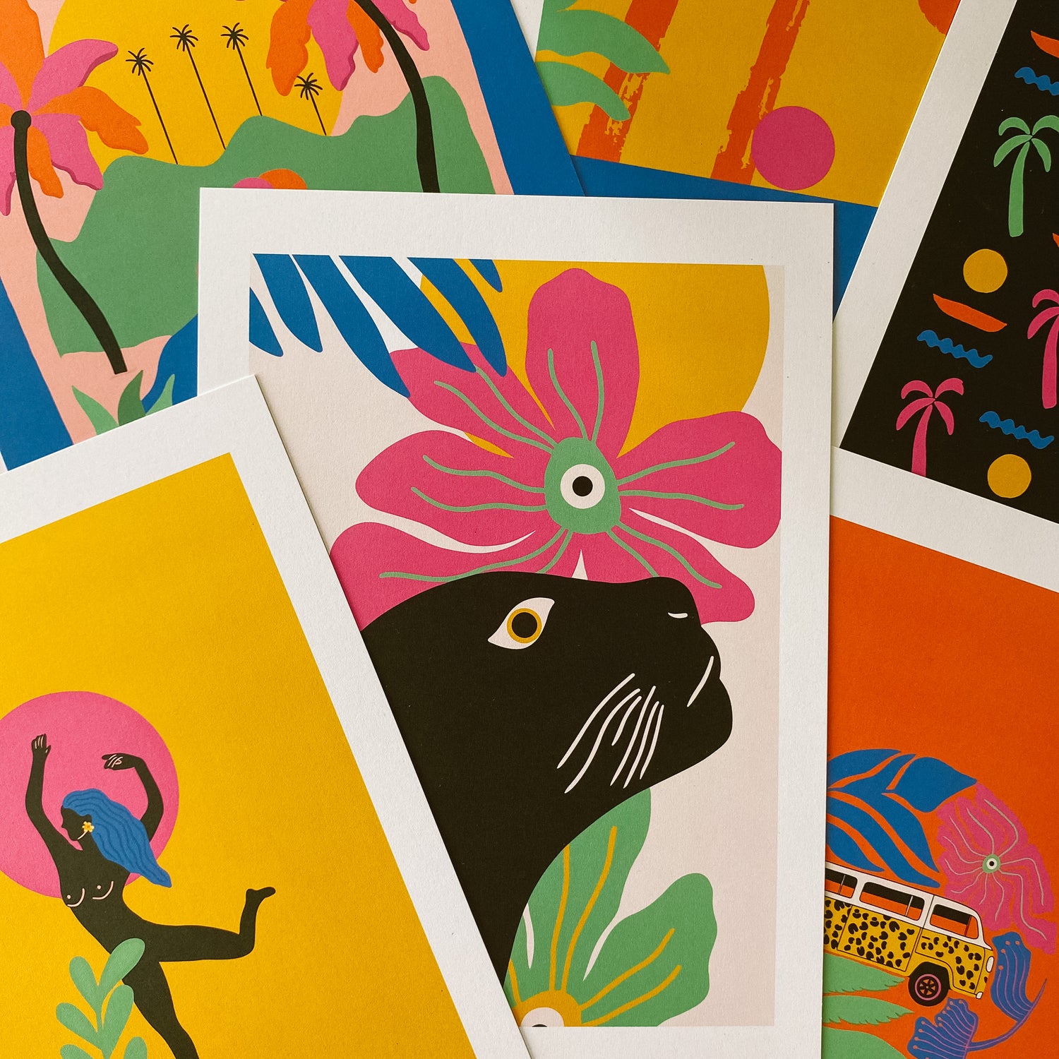 Banana Chocolate art print products