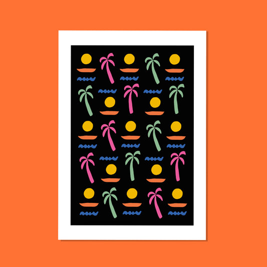 Beach Days ~ Print