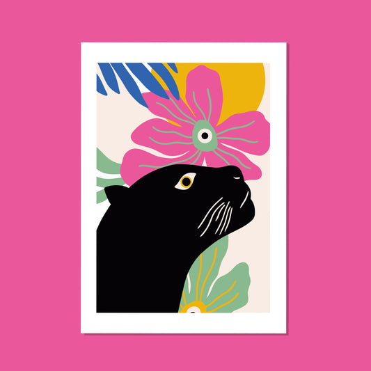 Talking with the Moon ~ Print