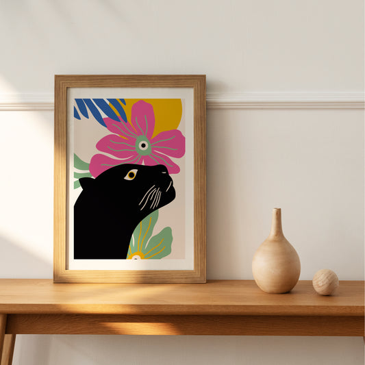 Talking with the Moon ~ Print
