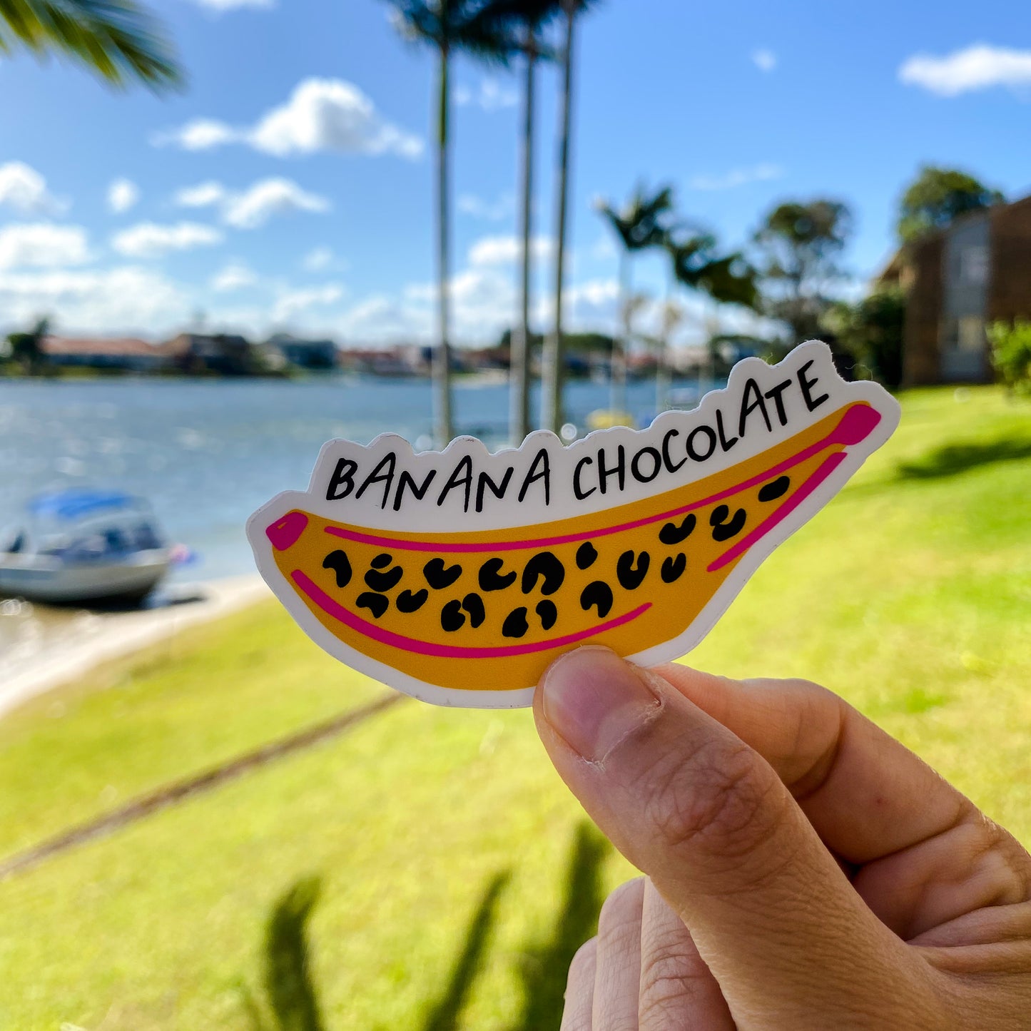 Banana Chocolate ~ Sticker